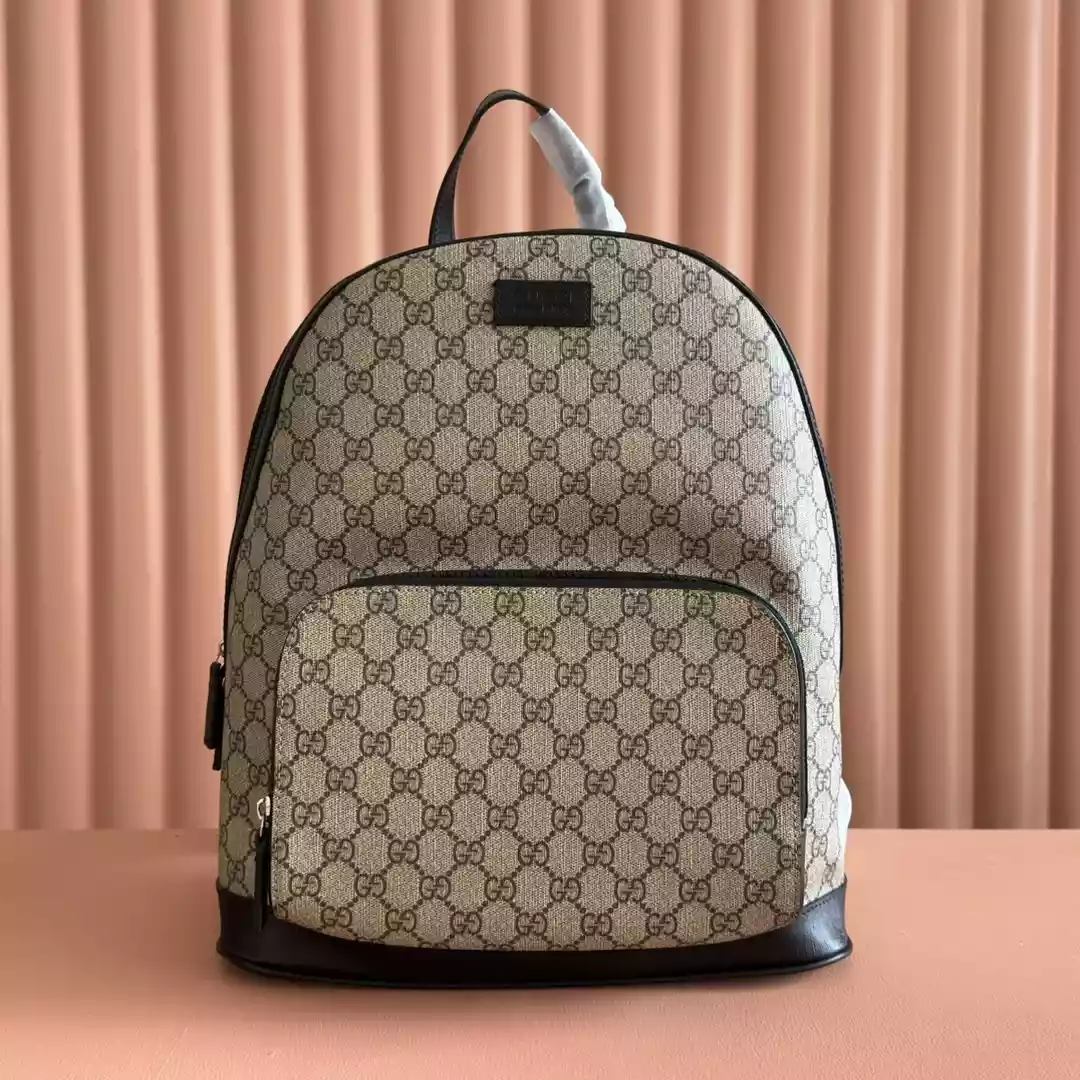 Gucci GG Supreme Men’s Backpack Brown Black – BG069