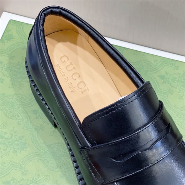 GUCCI LEATHER LOAFER IN BLACK – GL048