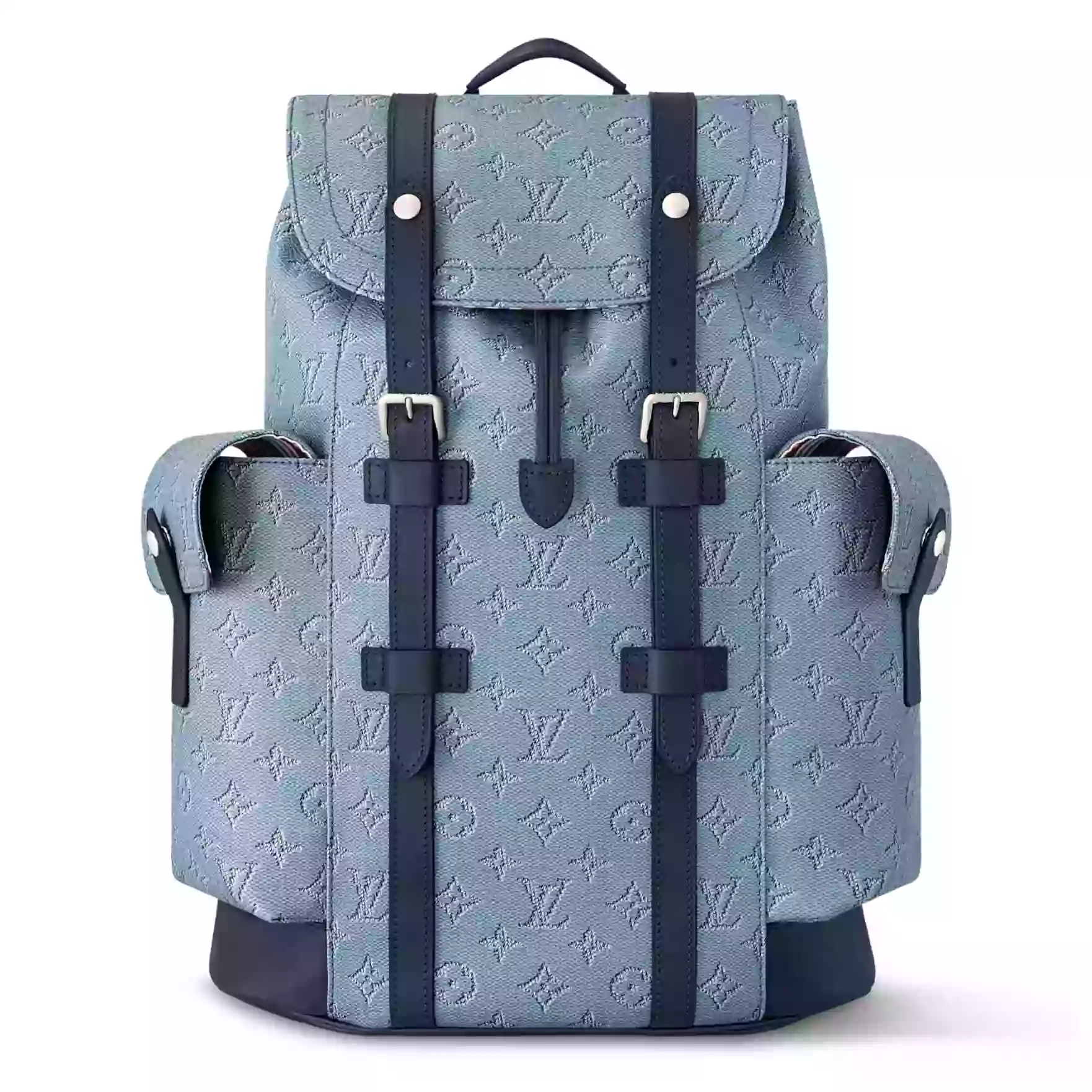 CHRISTOPHER MM BACKPACK BLUE MONOGRAM HERITAGE CANVAS M14676 – LW335