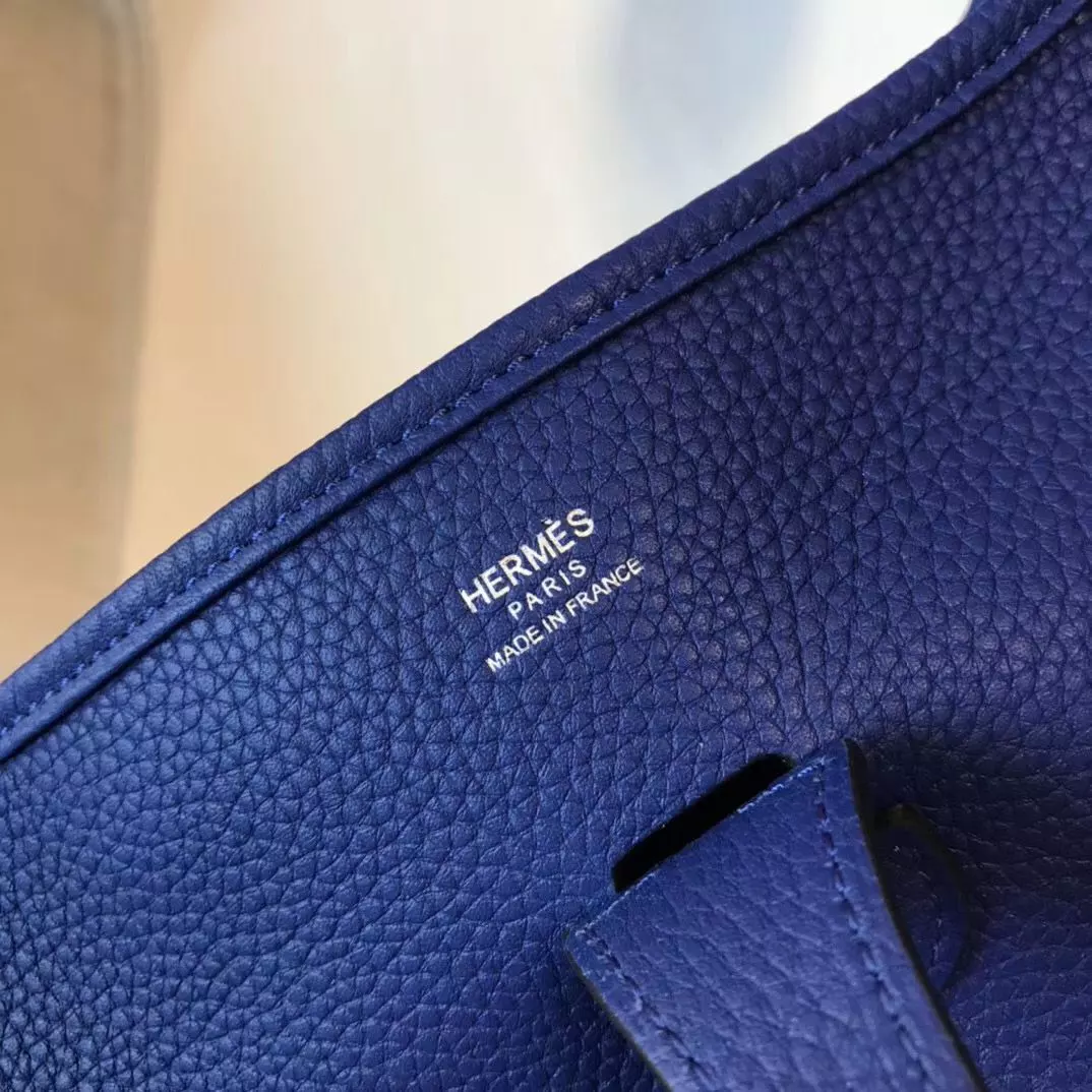 Hermes Evelyne III 29 PM Bag In Blue Electric Clemence Leather – HW067