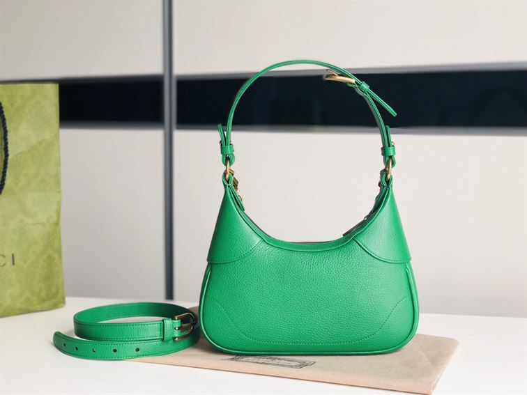 GUCCI APHRODITE SMALL SHOULDER BAG IN GREEN LEATHER – GB43