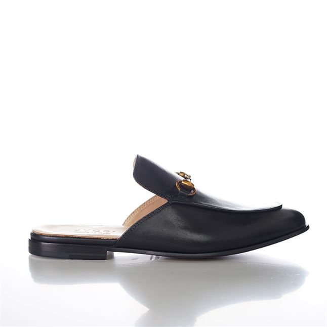 GUCCI BLACK PRINCETOWN SLIPPERS – GL041