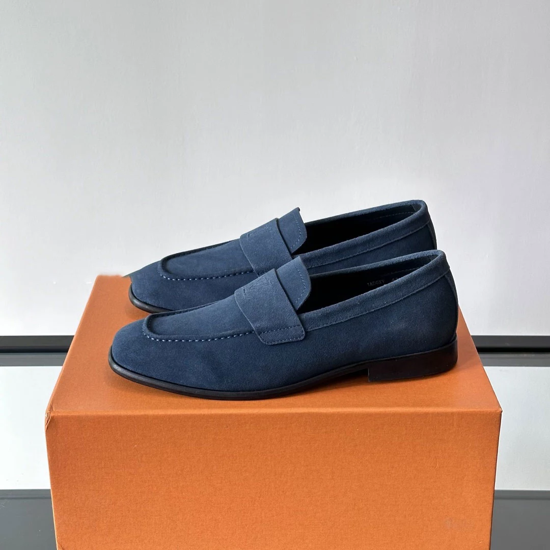 GLOVE LOAFERS IN BLUE – VL057