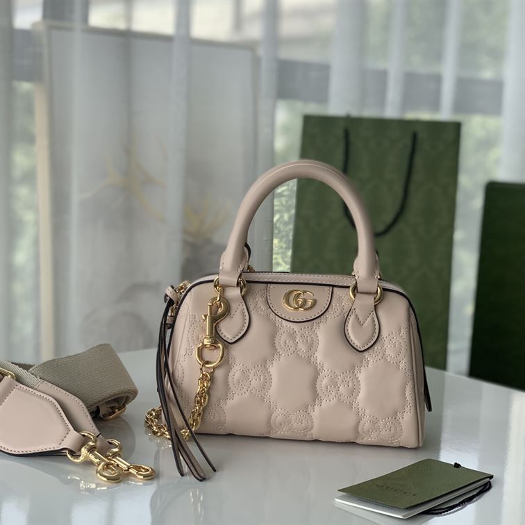 GUCCI GG MATELASSE MINI BAG IN BEIGE LEATHER – GB68