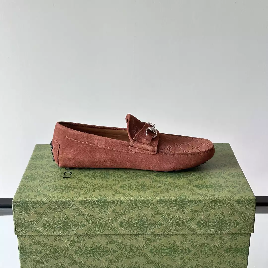 MEN’S DRIVER WITH HORSEBIT IN BROWN – GL096