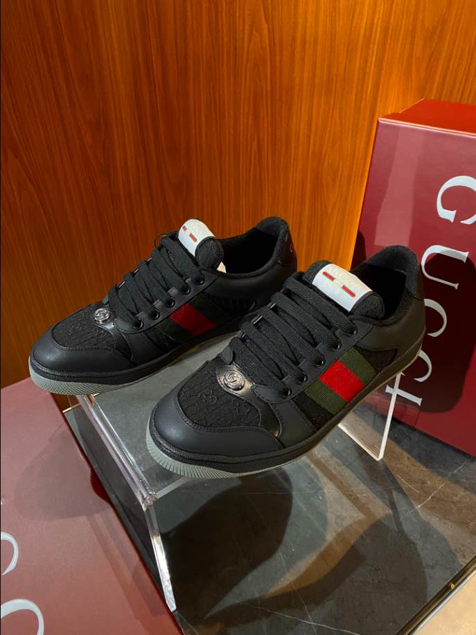 Gucci Black Red Web Classic Sneakers – GCC180