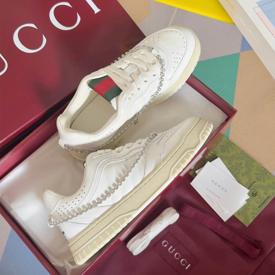 Gucci Re-web Sneaker White Sneakers – GCC223