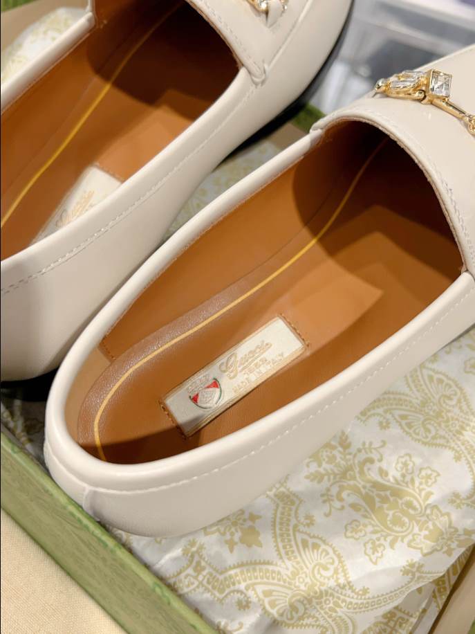 Gucci Jordaan White Cream Loafer – GL067