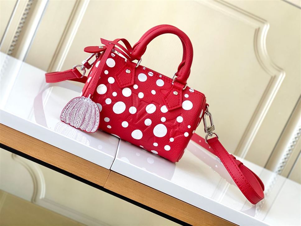 LOUIS VUITTON LV X YK SPEEDY BANDOULIERE 20 MONOGRAM EMPREINTE – LW081