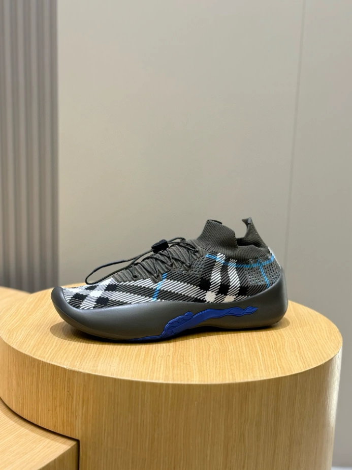 BURBERRY CHECK KNIT NEPTUNE SNEAKERS – BBR057