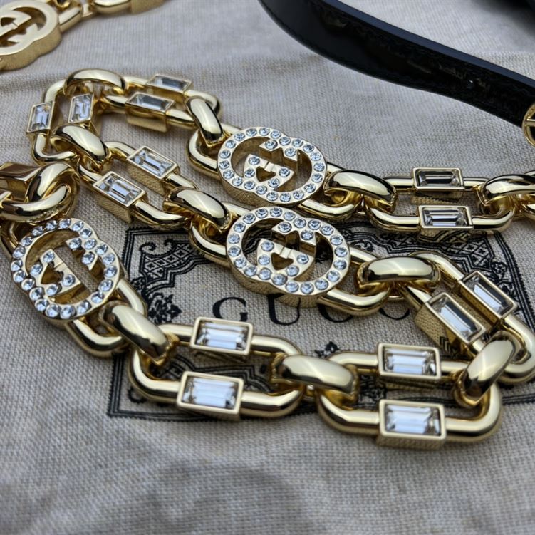 GUCCI JACKIE 1961 MINI SHOULDER BAG WITH BLACK PATENT LEATHER – GB73