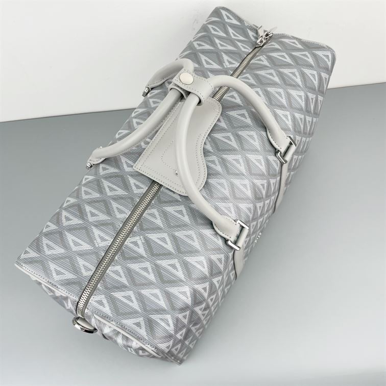 DIOR LINGOT 50 BAG GRAY CD DIAMOND CANVAS – DIO029