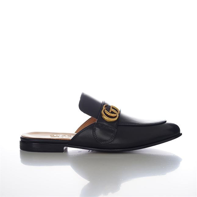 GUCCI BLACK PRINCETOWN SLIPPERS – GL032