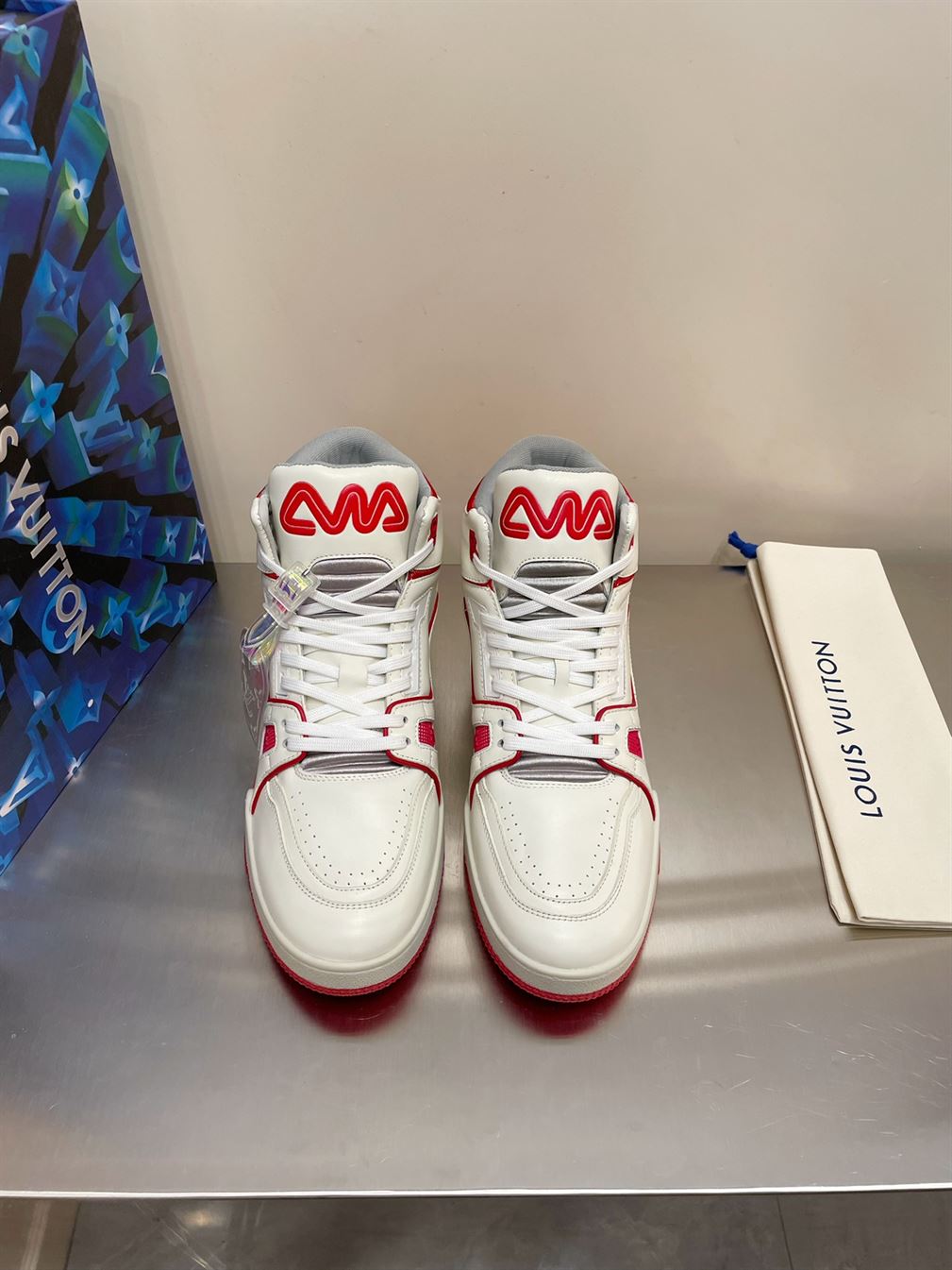 LOUIS VUITTON LV TRAINER SNEAKER BOOT – LVS070