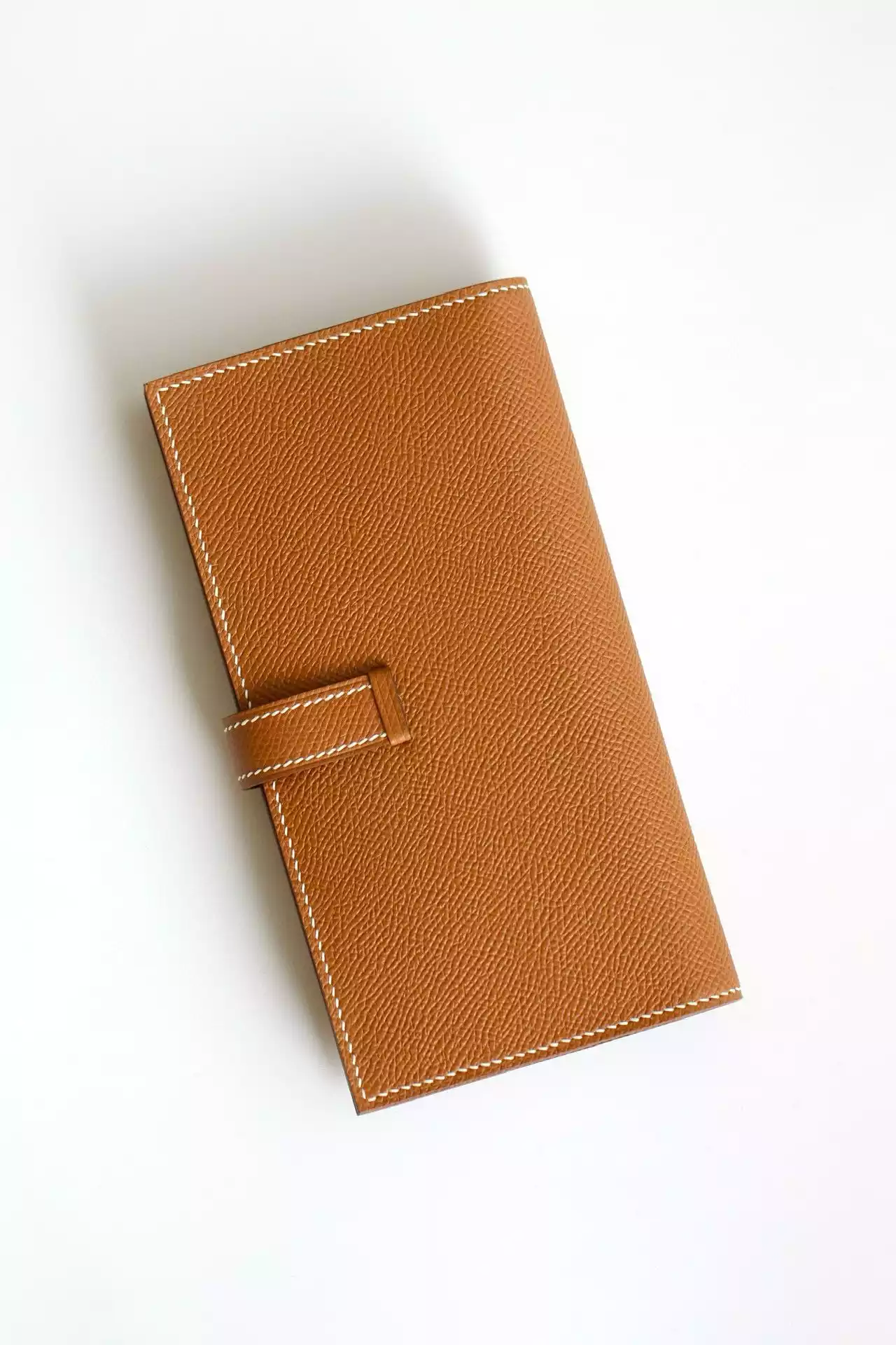 Hermes Bearn Long Handmade Wallet in Gold Epsom Calfskin – HW145