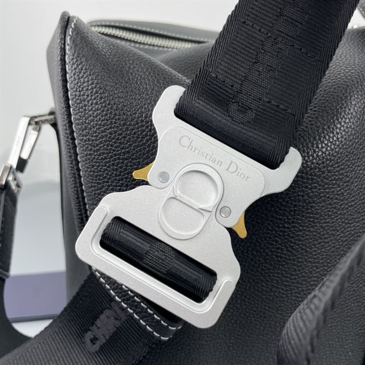 DIOR LINGOT 50 BAG BLACK GRAINED CALFSKIN – DIO020