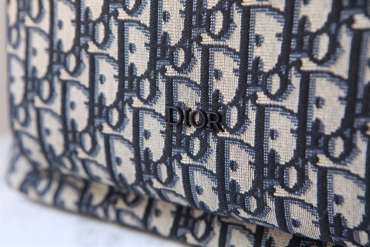 DIOR RIDER BACKPACK BEIGE AND BLACK DIOR OBLIQUE JACQUARD – DIO028