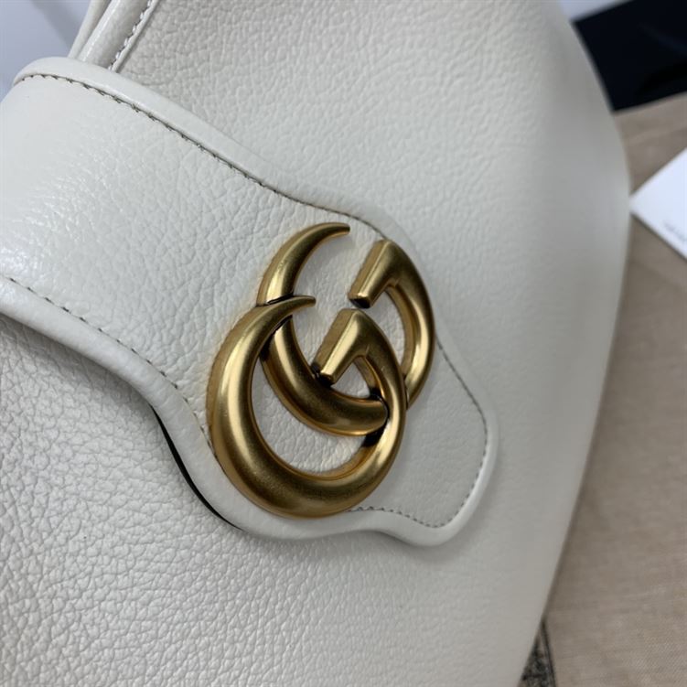 GUCCI APHRODITE MEDIUM SHOULDER BAG IN WHITE LEATHER – GB48