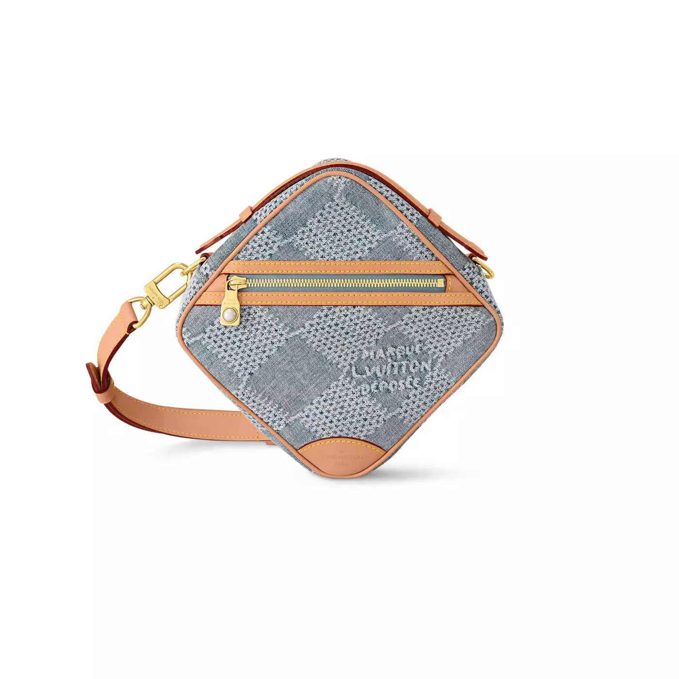 CHESS MESSENGER BLUE DAMIER DENIM 3D CANVAS N40706 – LW444