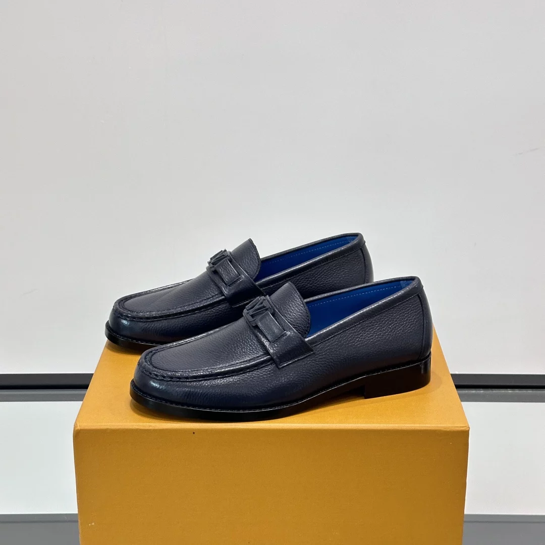 MAJOR LOAFERS IN NAVY BLUE – VL052