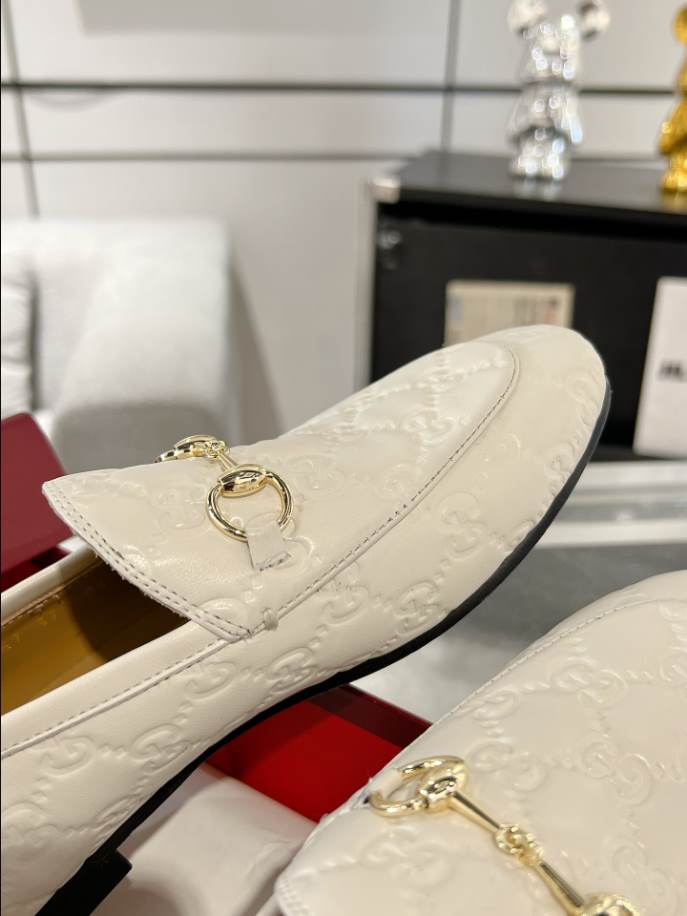Gucci Horsebit White GC Monogram Loafer – GL063