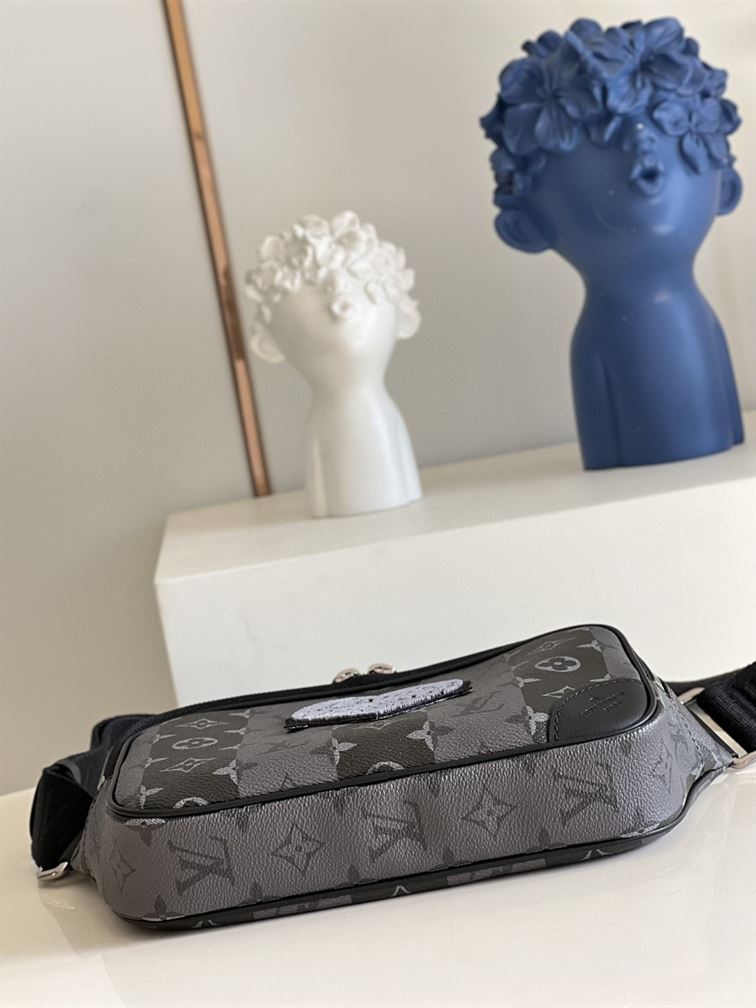 LOUIS VUITTON MODULAR SLING BAG MONOGRAM STRIPES ECLIPSE COATED CANVAS – LVB009