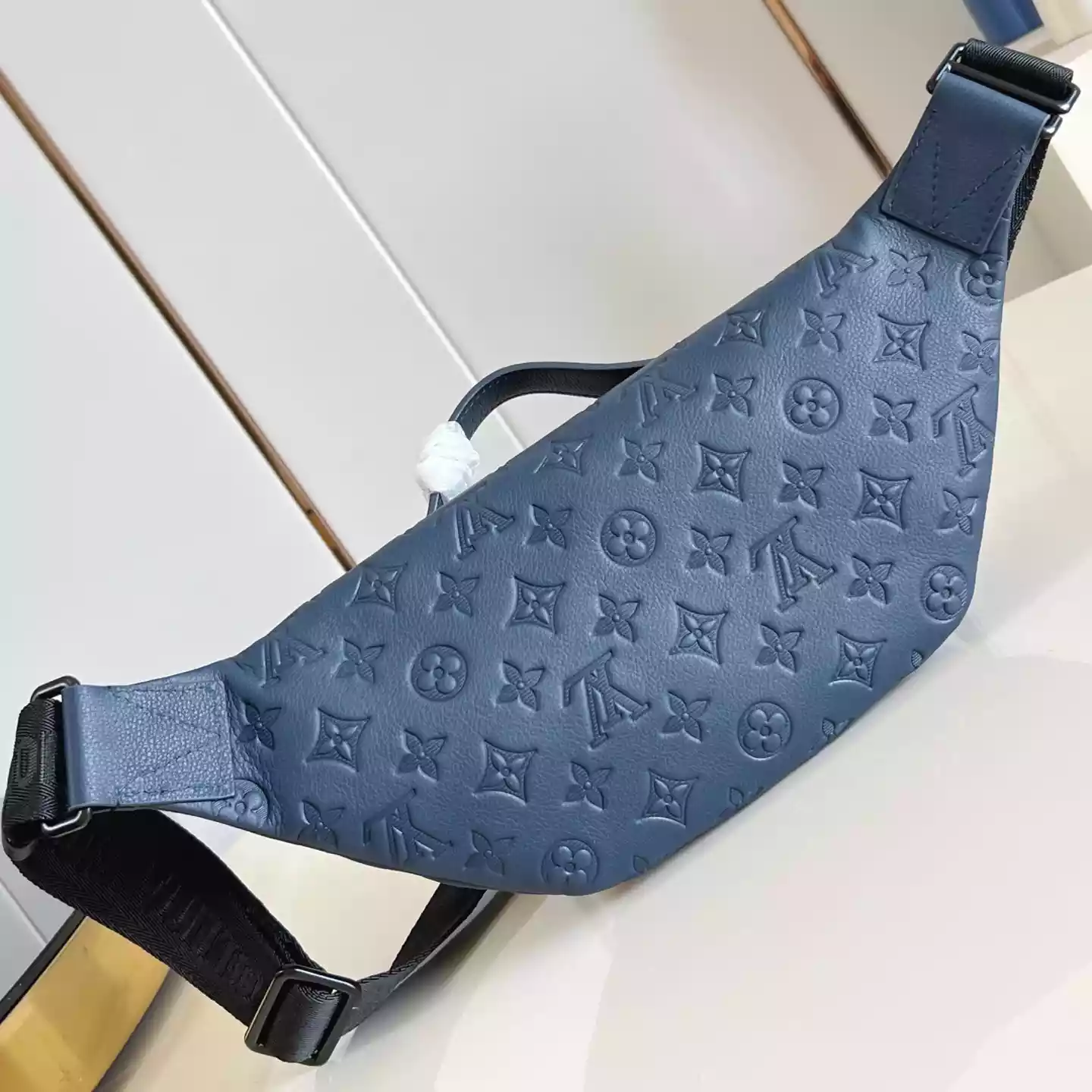 RUSH BUMBAG NAVY BLUE MONOGRAM SHADOW – LW304