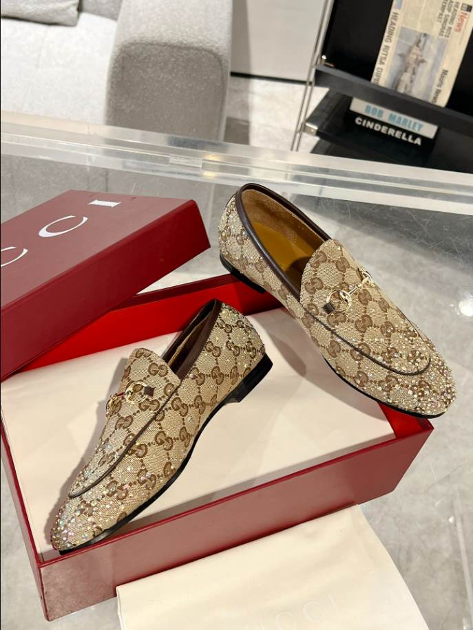 Gucci Jordaan Light Beige Loafer – GL061