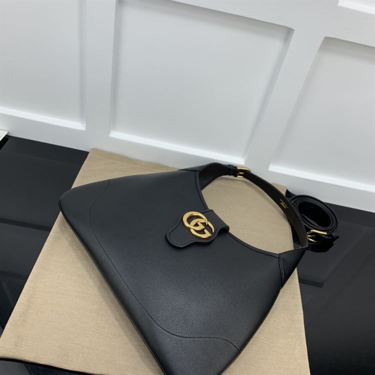 GUCCI APHRODITE MEDIUM SHOULDER BAG IN BLACK LEATHER – GB47