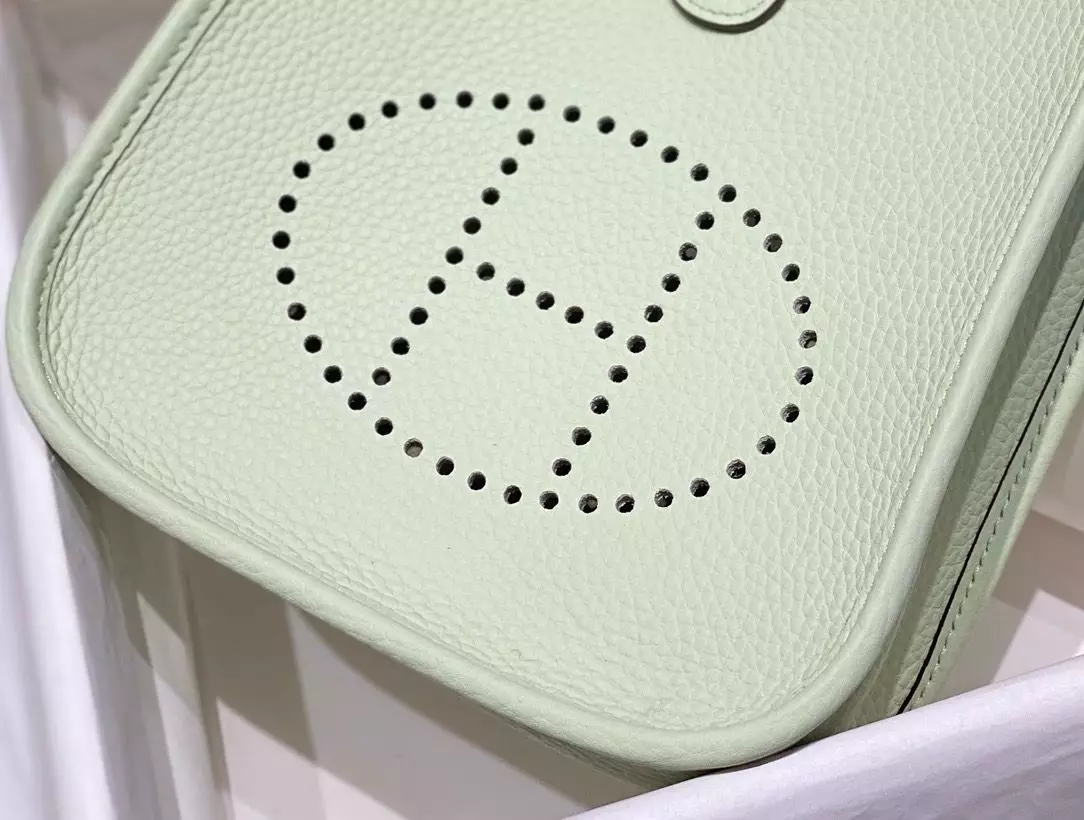 Hermes Evelyne III TPM Bag In Vert Fizz Clemence Leather – HW044