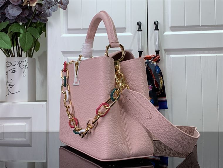LOUIS VUITTON CAPUCINES MM Rose – LW098