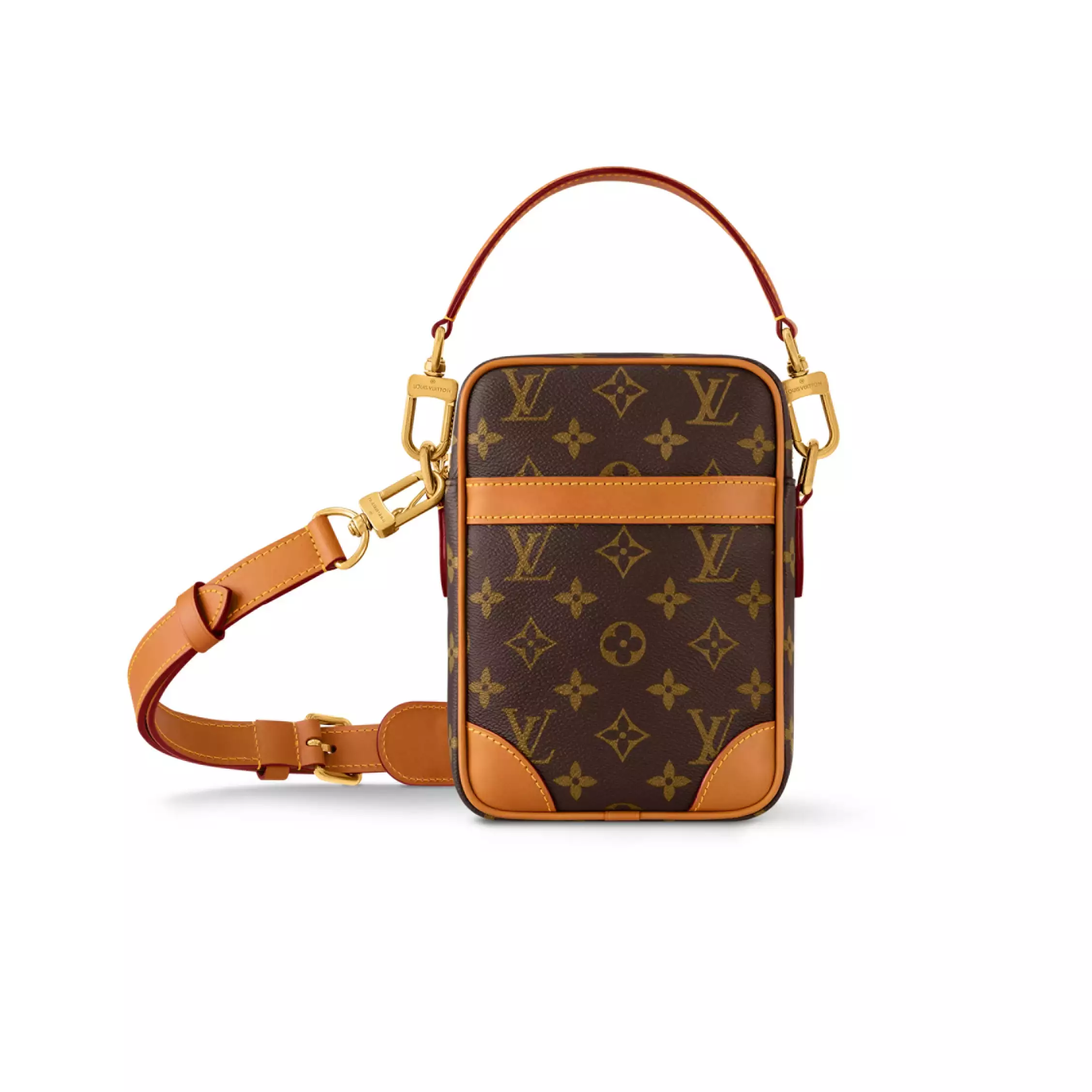 DANUBE CROSSBODY BAG BROWN MONOGRAM CANVAS M14013 – LW283