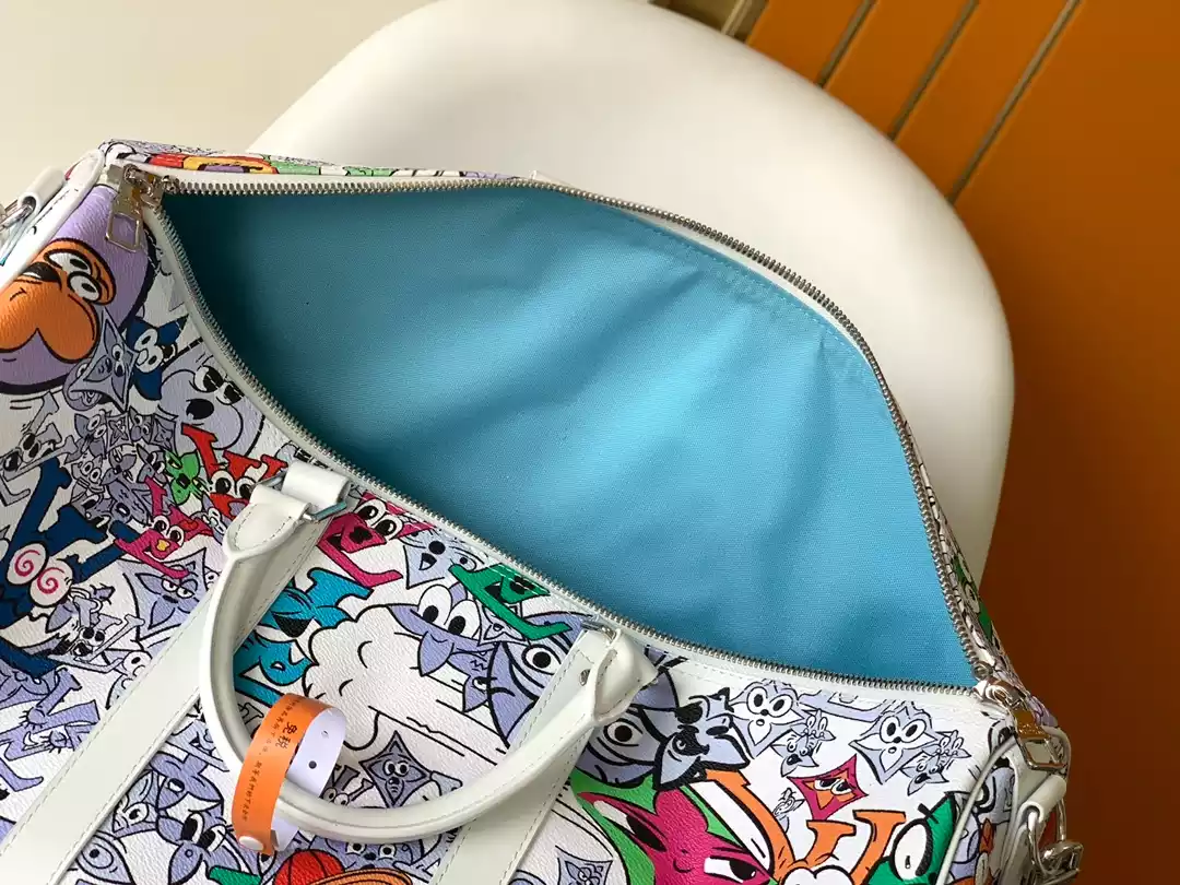 KEEPALL BANDOULIERE BAG 50 MATERIAL MONOGRAM COMICS CANVAS – LW365
