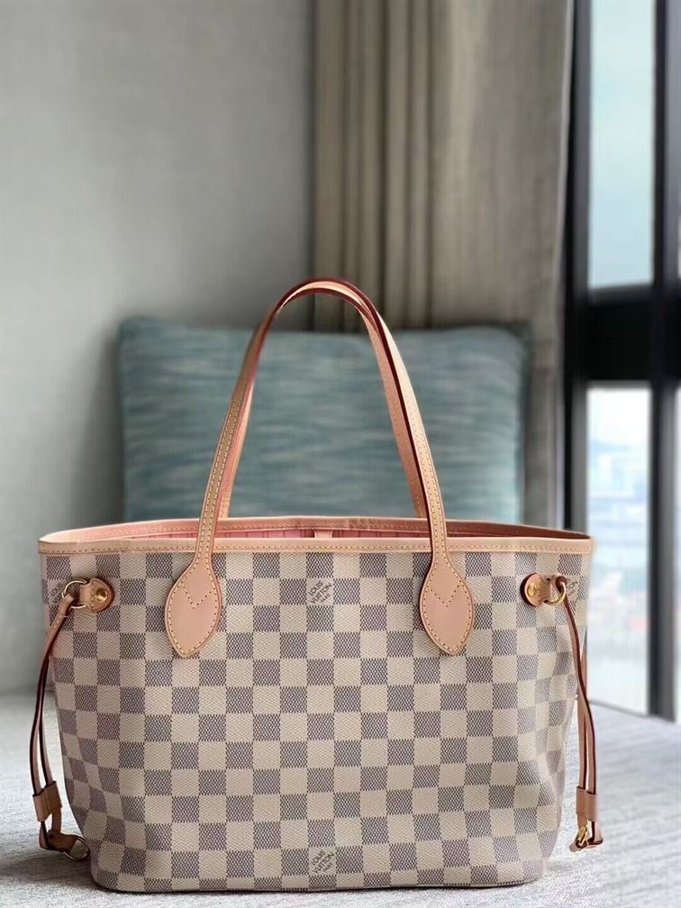 LOUIS VUITTON NEVERFULL PM DAMIER AZUR CANVAS – LW129