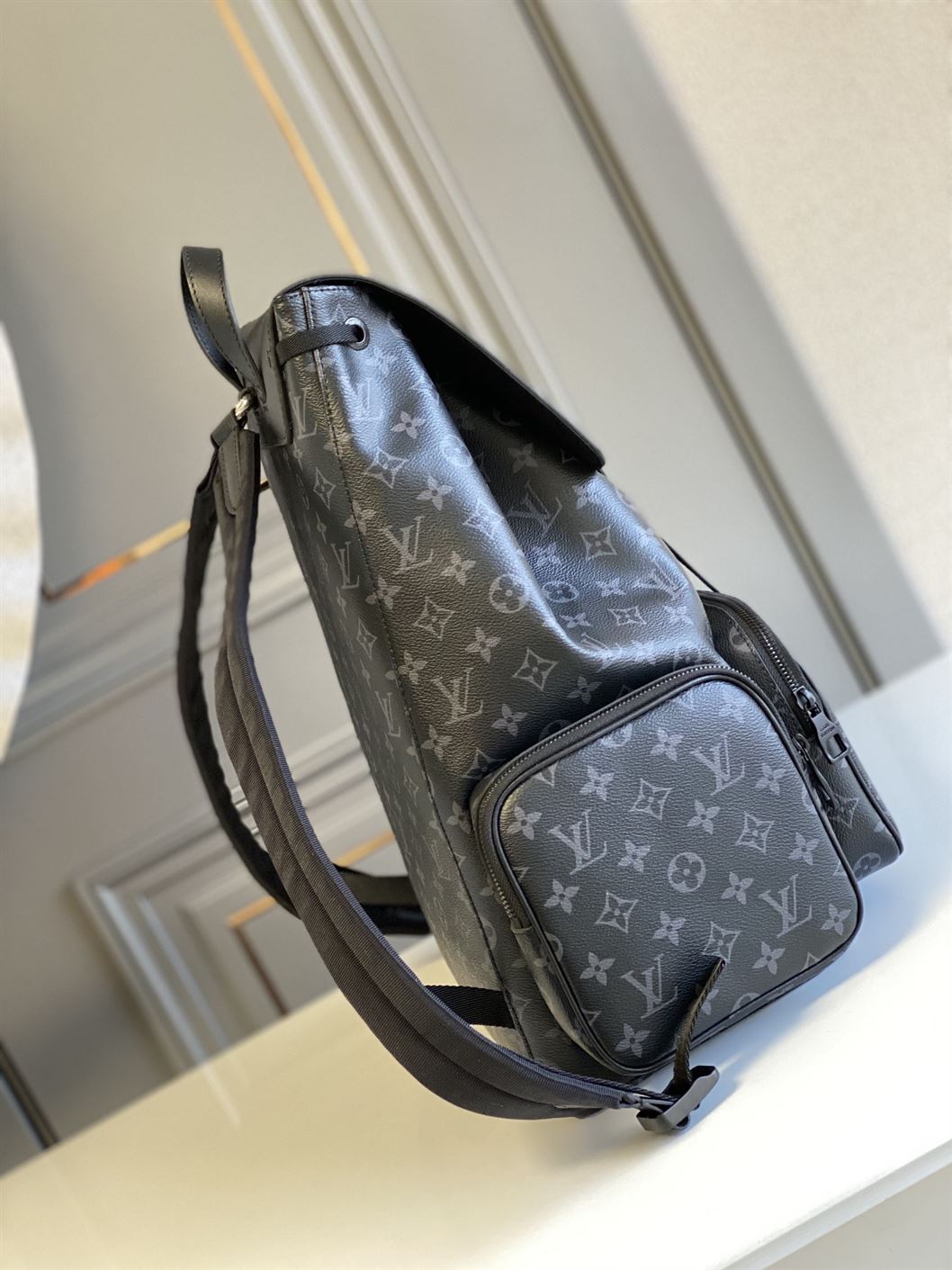 LOUIS VUITTON BACKPACK TRIO MONOGRAM ECLIPSE CANVAS – LVB006