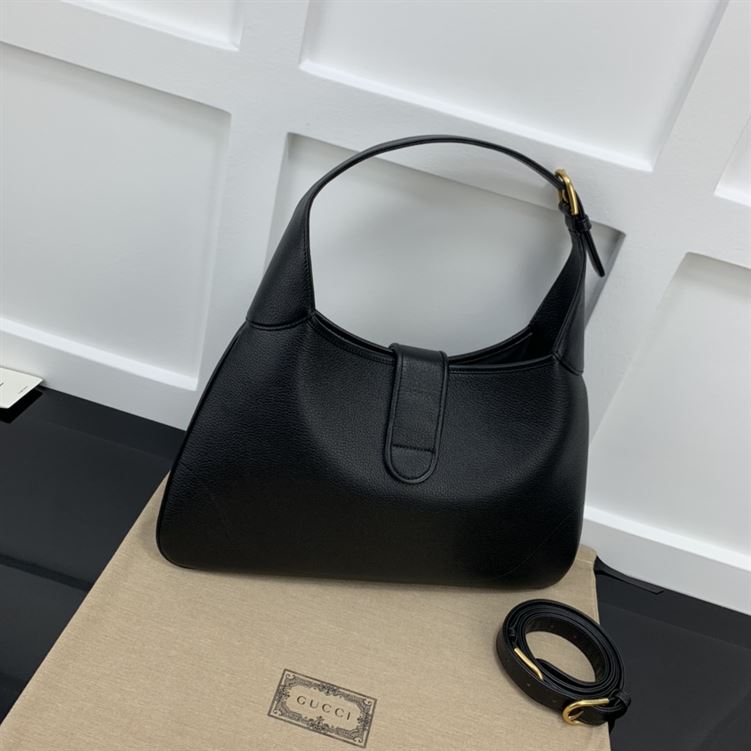 GUCCI APHRODITE MEDIUM SHOULDER BAG IN BLACK LEATHER – GB47