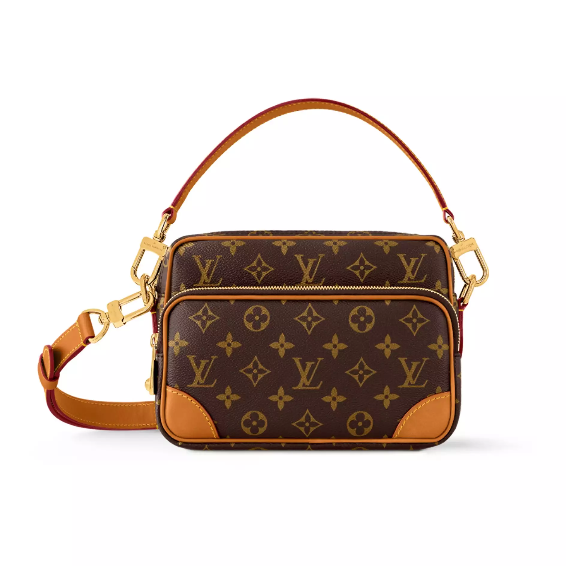 NIL CROSSBAG BROWN MONOGRAM CANVAS M14016 – LW281
