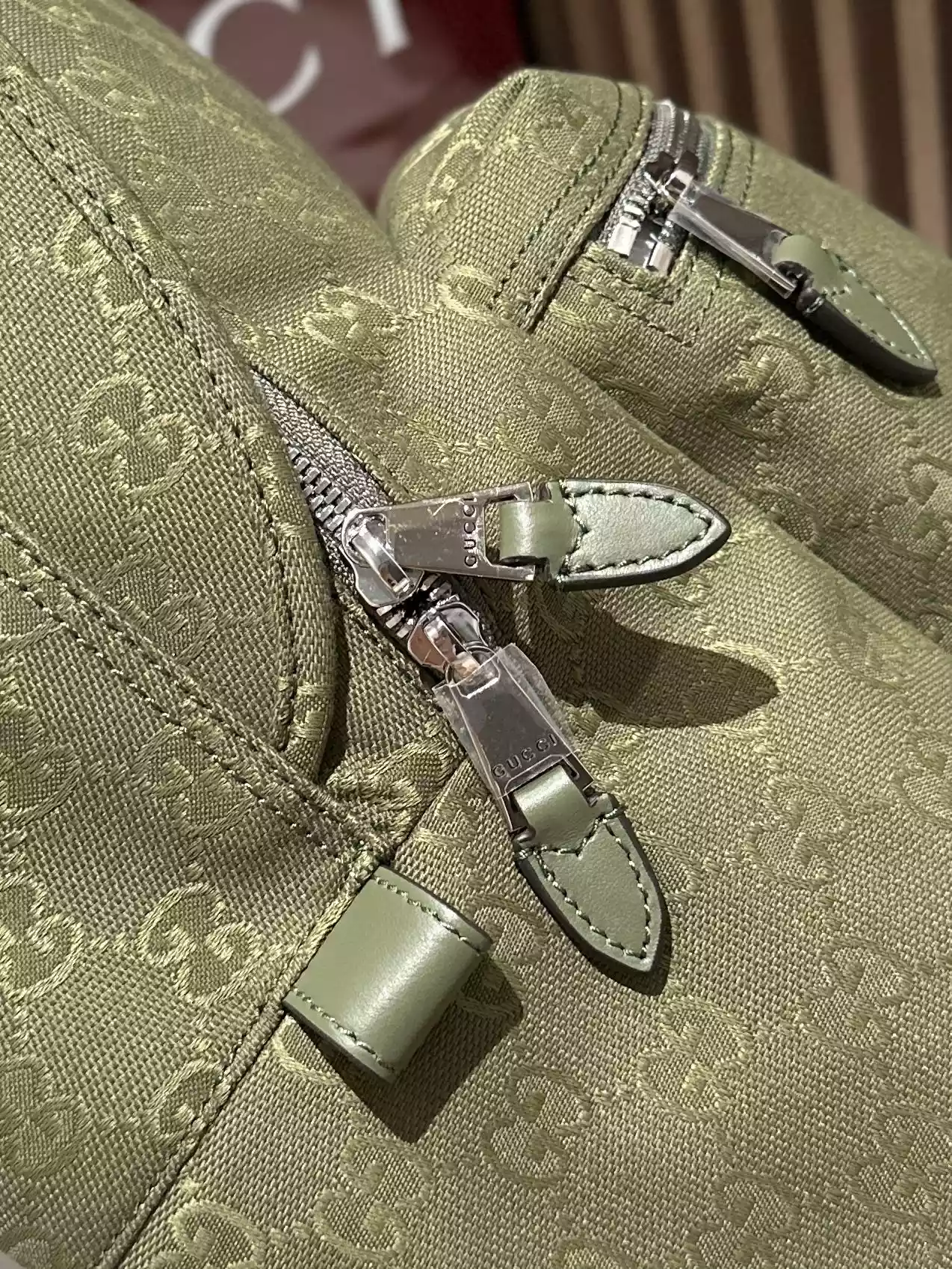 GG Emblem medium backpack in Black GG Canvas – BG064