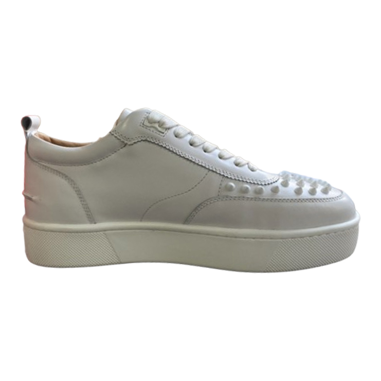 Christian Louboutin Happyrui Spikes White Sneaker – CLS038