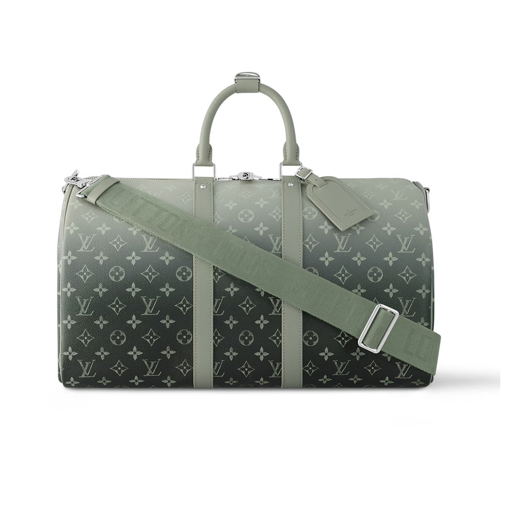 LV Keepall Bandoulière 45 in Khaki Monogram Gradient Canvas – LW178