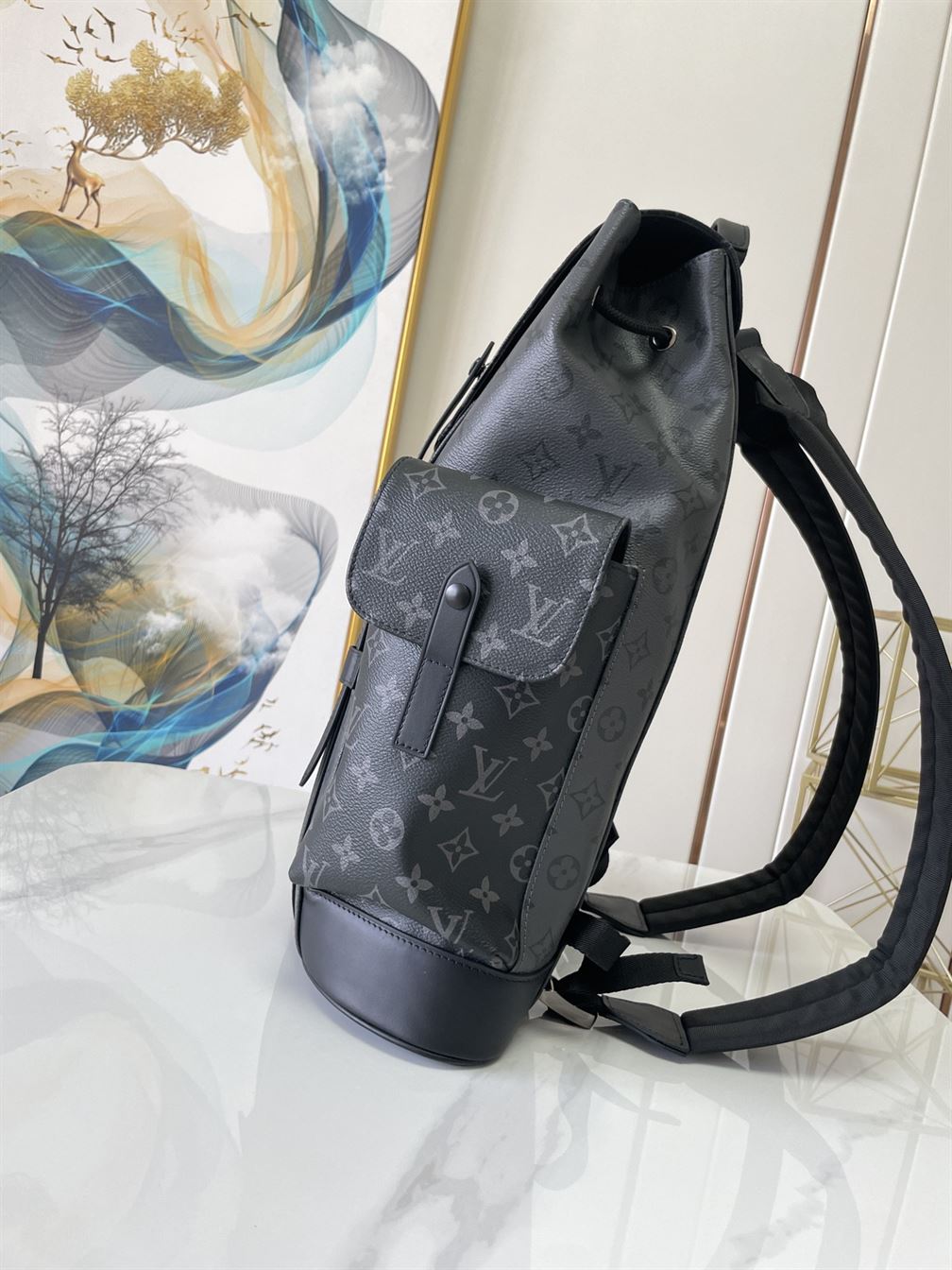 LOUIS VUITTON CHRISTOPHER BACKPACK MONOGRAM ECLIPSE – LVB023