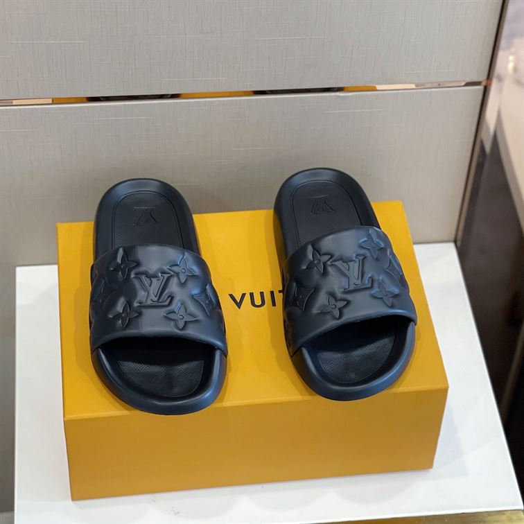 LOUIS VUITTON WATERFRONT MULE BLACK – LVSD043