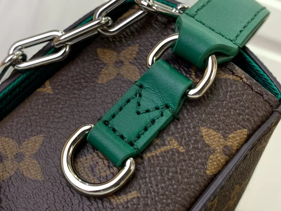 Louis Vuitton Steamer Wearable Wallet Borneo Green Monogram Macassar Canvas – LW147