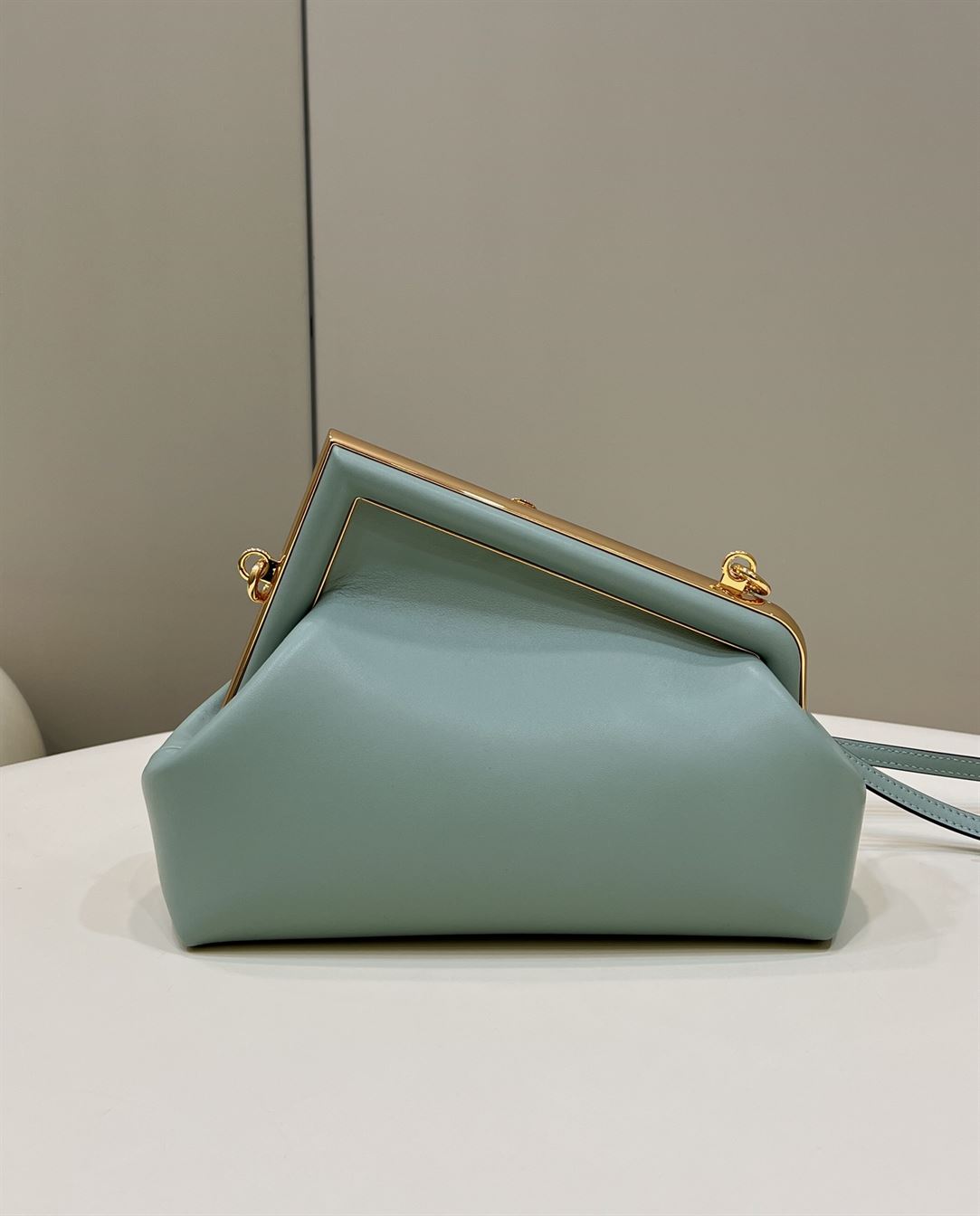 FENDI FIRST SMALL MINT GREEN LEATHER BAG – F049