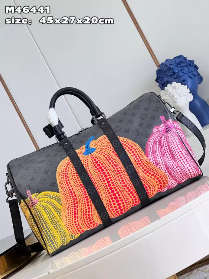 X YAYOI KUSAMA KEEPALL 45 M46441 – LW363