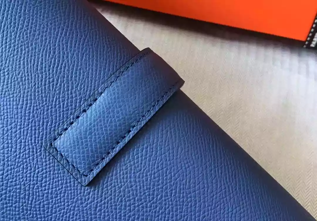 Hermes Jige Elan 29 Clutch In Blue Agate Epsom Leather – HW106