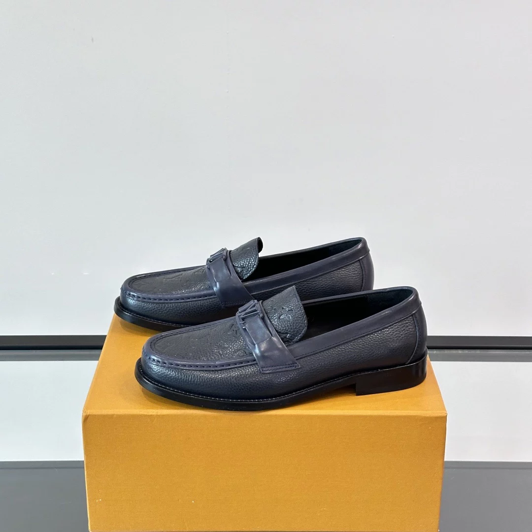 MAJOR LOAFERS IN NAVY BLUE – VL041