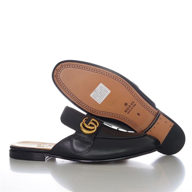 GUCCI BLACK PRINCETOWN SLIPPERS – GL032