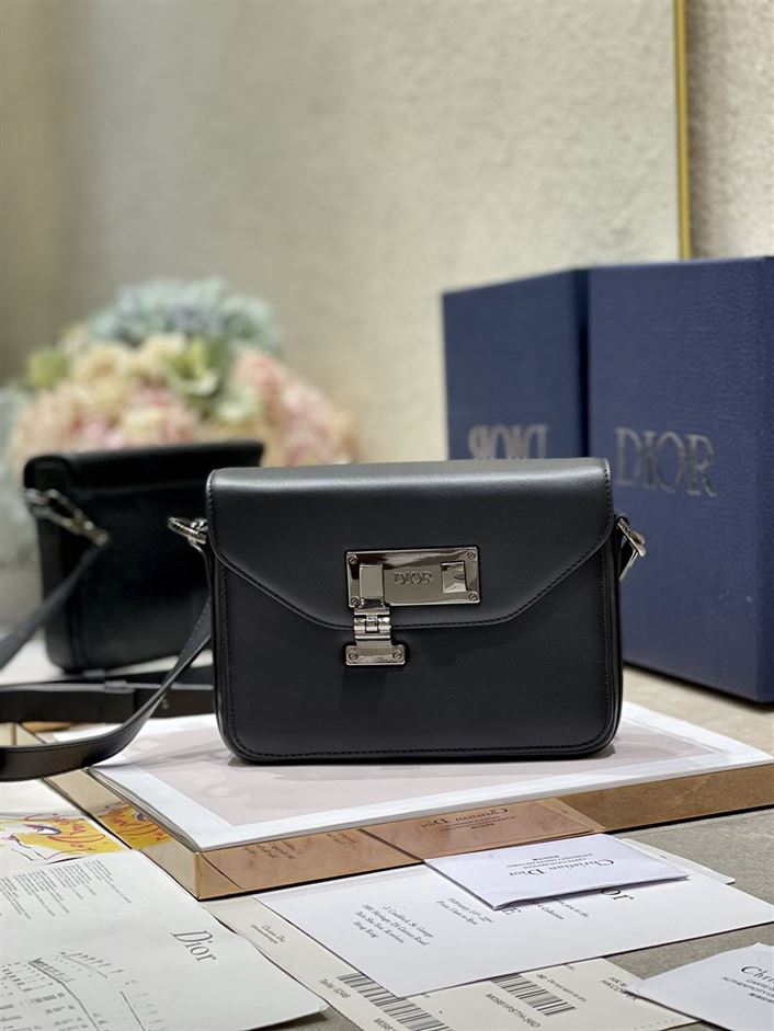 DIOR MESSENGER POUCH OBLIQUE GALAXY BLACK – DOB081