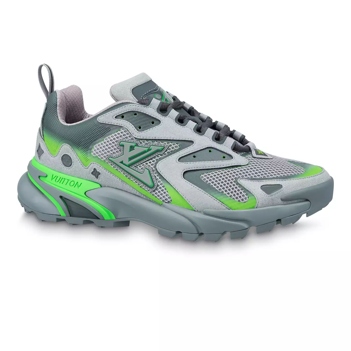 RUNNER TATIC SNEAKERS IN GREY AND GREEN – LVS236